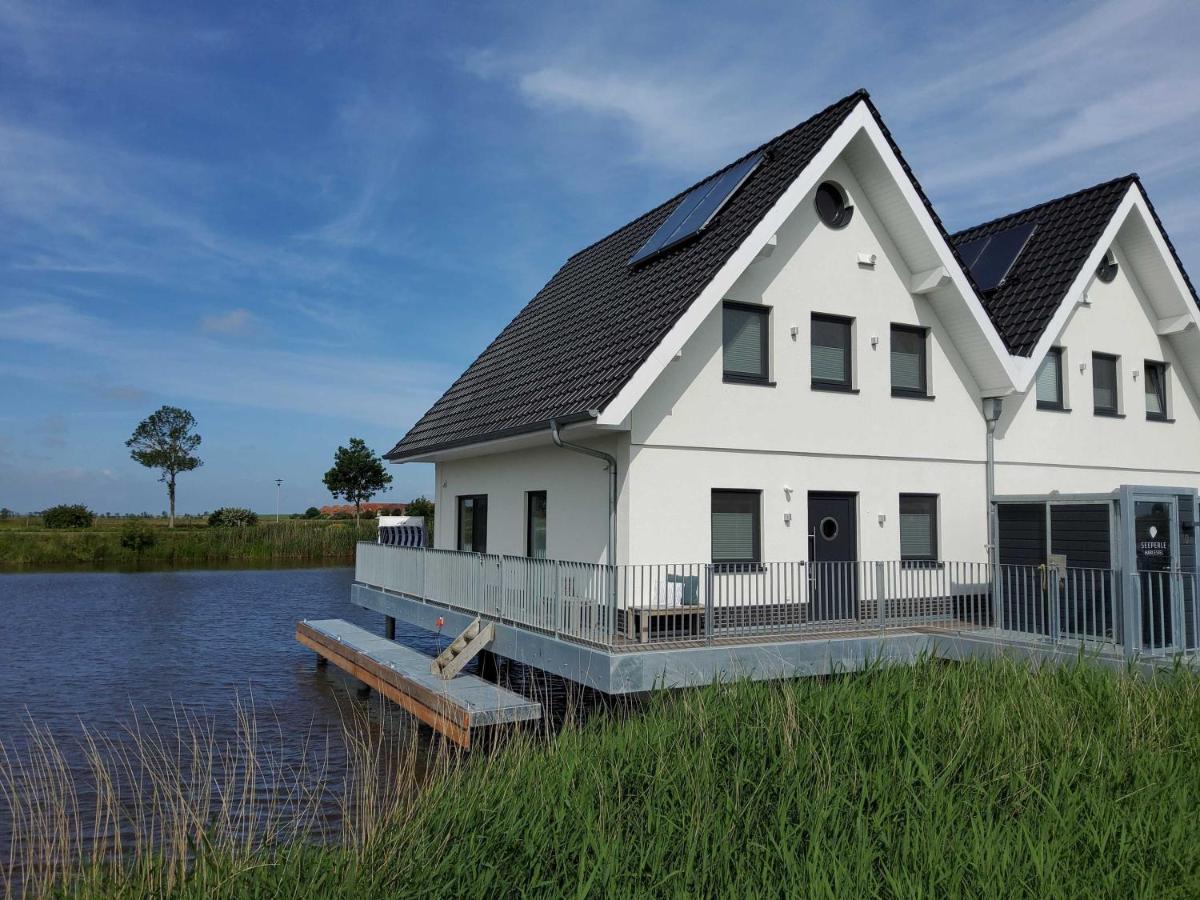 Nr 110 - Ferienhaus Seeperle Pfahlhaus Auf Der Harle Carolinensiel Exterior foto